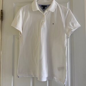 Womens Tommy Hilfiger White Polo XL